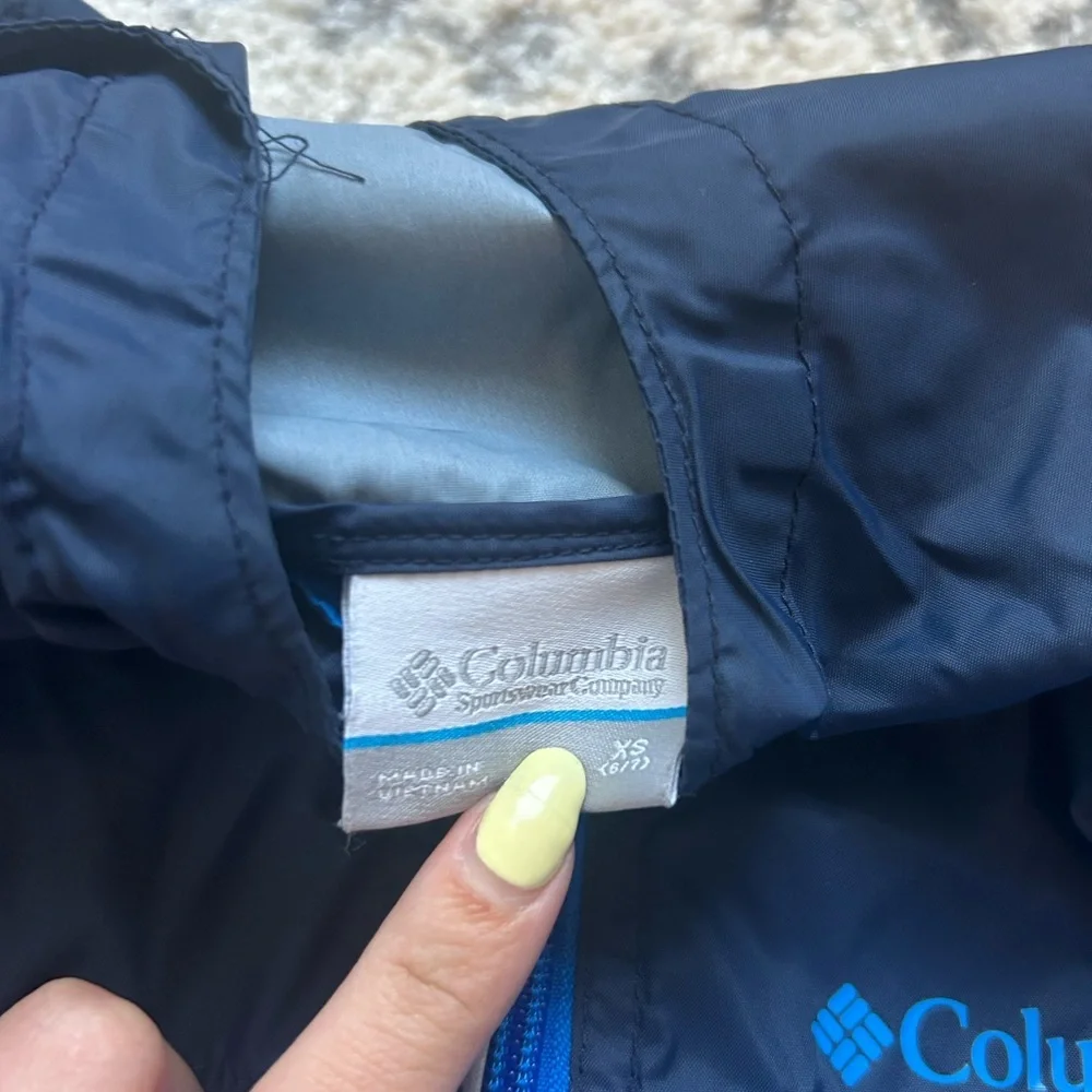 Youth Columbia windbreaker/raincoat size XS - Picture 3 of 4